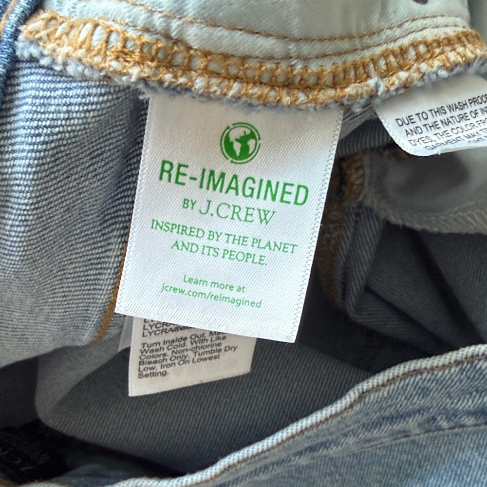 J. Crew Essentail Straight Jean Women’s Size 32 - Picture 6 of 8